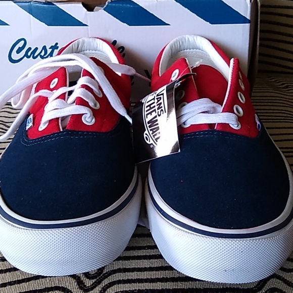Vans era shoes 76' Navy / Red - Picture 5 of 9